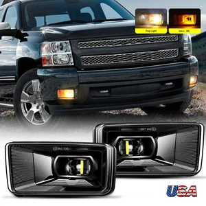 Newest 2X Bumper LED Fog Lamp 6500K For Chevy Tahoe Silverado Suburban 1500 2500 - Picture 1 of 12
