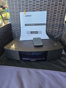 Radio lettore CD Bose Wave Music System IV con telecomando nero e manuale istruzioni - Foto 1 di 13