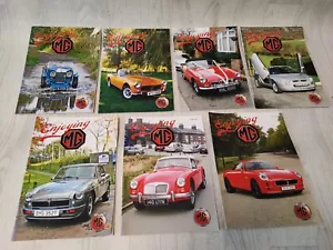 7 ENJOYING MG MGOC CLASSIC CAR MAGAZINE BUNDLE JOBLOT RARE 2016 MGB MGF MGA BGT - Picture 1 of 8