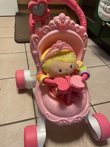 Fisher-Price Princess Musical Stroller and Doll Playset - Picture 1 of 4