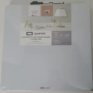 Magnetic Dry-Erase Board and 1 Cork tile 12x12 quartet Brand NEW & Sealed - Picture 1 of 10