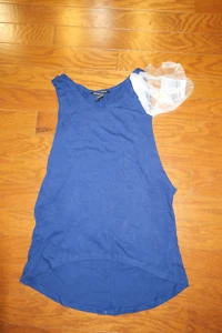 XS 4 6 ❤️ VICTORIA'S SECRET ❤️ SOMMER TOP T-SHIRT BAUMWOLLE BREITE TRÄGER SPORT TANK STRAND - Bild 1 von 5