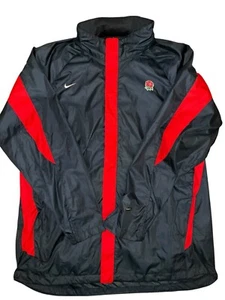 Nike Clima Fit Full Zip Up Windbreaker Hooded Jacket England Rugby UK Large - Picture 1 of 6
