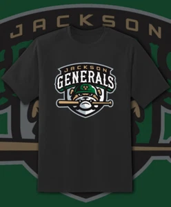 Camiseta Jackson Generals Milb Team Logo Juvenil M - Adulto 6XL ¡Envío Rápido! - Imagen 1 de 3