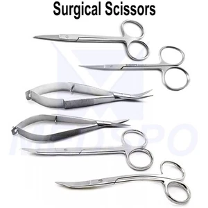 Dental Iris Gum Dissection Scissors Ophthalmic Micro Spring Noyes Surgical Shear - Picture 1 of 7