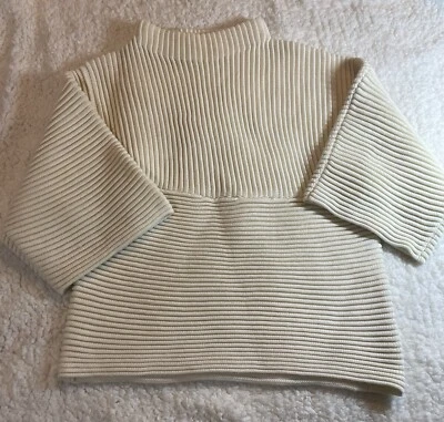 JOA Los Angeles Suéter Grueso Acanalado S Mujer Marfil Mangas 3/4 S Lana Acrílica Foto 1 de 4