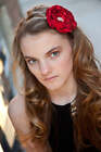 New Colors! Satin Fabric Flower Metal Headband-Available in 40 Colors!
