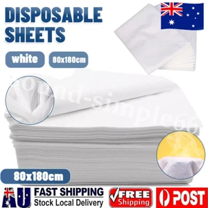 100/200X Disposable Beauty Bed Sheet Non-woven Massage SPA Salon Table Cover AU - Picture 1 of 13