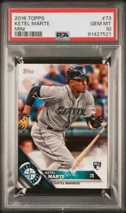 KETEL MARTE 2016 Topps MINI #73 PSA 10 GEM MINT RC - Picture 1 of 2