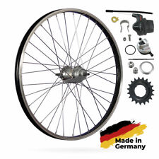 Laufrad 24 Zoll Hinterrad Aluminium Felge Shimano Nexus 3 Gang Rücktritt schwarz