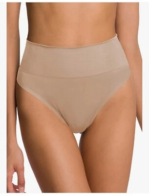 Wolford Women's Seamless High Waist Thong XL Clay  - Image 1 of 4