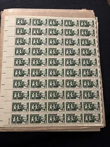 1135 US Mint Sheet, 4 Cent Dental Health, Mint NH - Picture 1 of 2