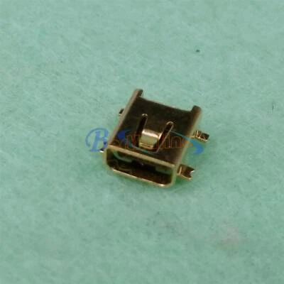 New 10pcs Mini USB 8Pin Female DIP Socket Connector Gold HW-MU-8F-8 - Image 1 of 3