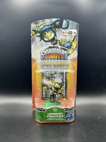 NIB!! Skylanders Giants Legendary Stealth Elf Brand New Toys R Us Exclusive Cover
