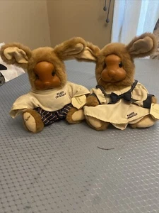 Vintage Raikes 1990 Bunnies, Betsy AnnAnd Vincent - Picture 1 of 8