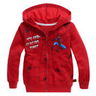 Children Kids Boys Spiderman Hoodie Zip-Up Coat Cartoon Jacket Tops Outerwear /