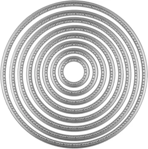Circle Cutting Dies Stencil for DIY Scrapbooking Album Paper Card Embossing Craf - Picture 1 of 6