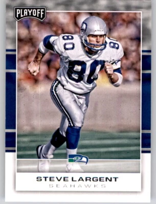 2017 Playoff Steve Largent NFL PWE Base Card Seahawks #177 - Image 1 of 2