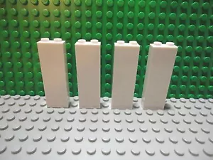 Lego 4 White 1x2x5 wall brick block castle NEW - Picture 1 of 1