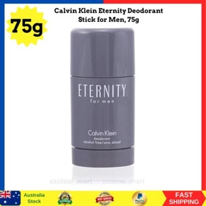 CK ETERNITY DEODORANT STICK 75ML BY CALVIN KLEIN FOR MEN’S ALCOHOL FREE PERFUM - Picture 1 of 5