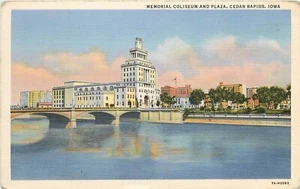 Postal Memorial Coliseum and Plaza Cedar Rapids Iowa IA - Imagen 1 de 2