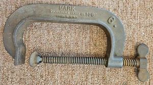 Mark No. 106 Adjustable C Clamp 6" Chicago Co USA - Picture 1 of 4