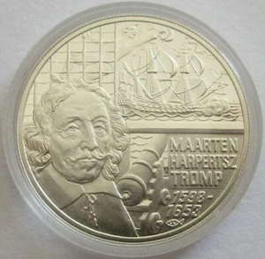 Países Bajos 20 euros 1998 Maarten Harpertszoon Tromp plata - Imagen 1 de 2