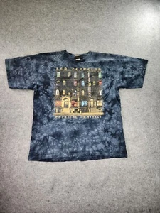 Vintage Led Zeppelin Physical Graffiti XL T-Shirt Single Stitch Liquid Blue  - Picture 1 of 11