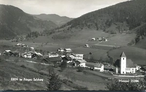Aerial View Eben im Pongau Salzburg Austria RPPC Real Photo Postcard - Picture 1 of 2