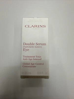 全新 CLARINS 双效精华眼部全球控衰老精华 20 毫升/0.6 盎司 全新带盒 — 第 1/4 张图片