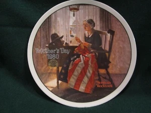 1980 Norman Rockwell Mothers Day Collector Plate "A Mothers Pride" - Picture 1 of 5