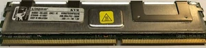 Kingston KVR667D2D4F5K2/4G (KIT 2x2GB) DDR2 FB-DIMM PC-5300F Server Memory - Picture 1 of 2