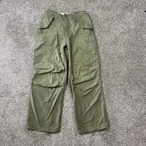 Vintage 60s M65 Og-107 Cargo Pants Trousers Medium Paratrooper Sateen M51 1968 - Picture 1 of 8