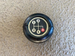 Fiat 124 Spider 850 X1/9 Perilla de Cambio Cuero Raro 12x1.25 Rosca Paso - Imagen 1 de 8