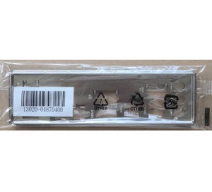 Bouclier pour carte mère ASUS TUF B365M-PLUS GAMING I/O plaque arrière SHILED - Photo 1/2