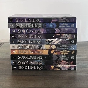 Solo Leveling Manhwa Manga Comic Full Color Vol 1-10 English - Picture 1 of 4
