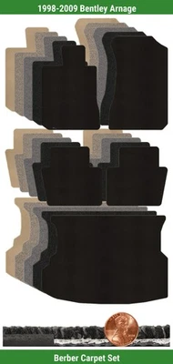 Juego de alfombrillas bereber personalizadas Lloyd para Bentley Arnage 1998-2009 (5 piezas) #N0 Foto 1 de 4