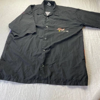 Camisa Nike Vintage LE Abotonada Para Hombre Talla XL Negra Estampado Gráfico Edición Limitada Foto 1 de 4