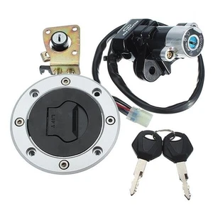 Ignition Switch Fuel Gas Cap Lock Key For Suzuki GSXR750 2004-15 & SV650 2008-12 - Picture 1 of 14