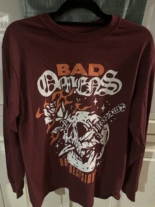 Bad Omens T Shirt Long Sleeve Size M Medium Bad Decision Sumerian Records - Picture 1 of 3
