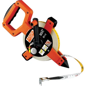 Bahco LTS Open Reel Fiberglass Tape Measure Imperial & Metric 330ft / 100m 13mm - Picture 1 of 1