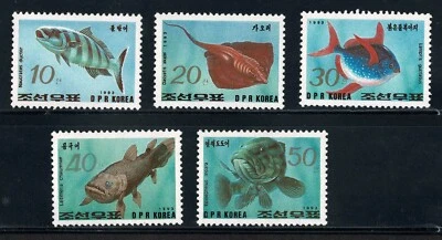 Korea 1993 Fishes stamp SET - MNH - Image 1 of 2