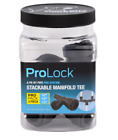 Prolock 3/4 In. X 3/4 In. X 1/2 In. Push-To-Connect Stackable Tee Fitting 3 Pack