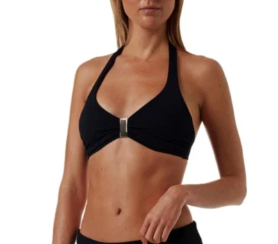 Top de bikini MELISSA ODABASH Provenza negro con aros L37812 para mujer talla 8 Foto 1 de 4