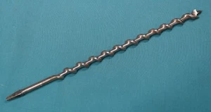 Vintage Mephisto 11/16" x 16" Erdbohrer Bit solide Mitte, mittlere Schraube, Uni-Spur - Bild 1 von 13