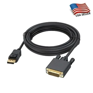 NEW DisplayPort To DVI Cable (Male - Male) - Picture 1 of 2
