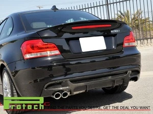 BMW E82 128i 135i 2007-2013 cupé estilo rendimiento alerón de maletero de fibra de carbono - Imagen 1 de 2