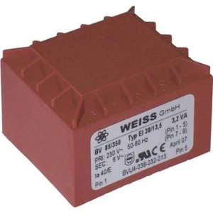 Weiss elektrotechnik 85/355 trasformatore per pcb 1 x 230 v 24 v/ac 3.20 va - Foto 1 di 1