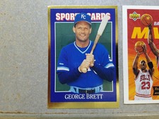 George Brett KC Royals 1992 Allan Kaye's Sports Cards #90 Extended Border
