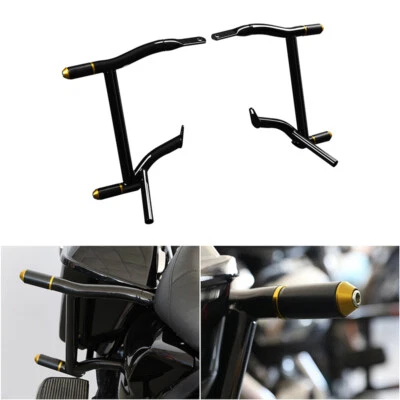 Alforjas protectores barras de rieles de choque aptos para Harley Electra Street Glide 2009-2024 Foto 1 de 4